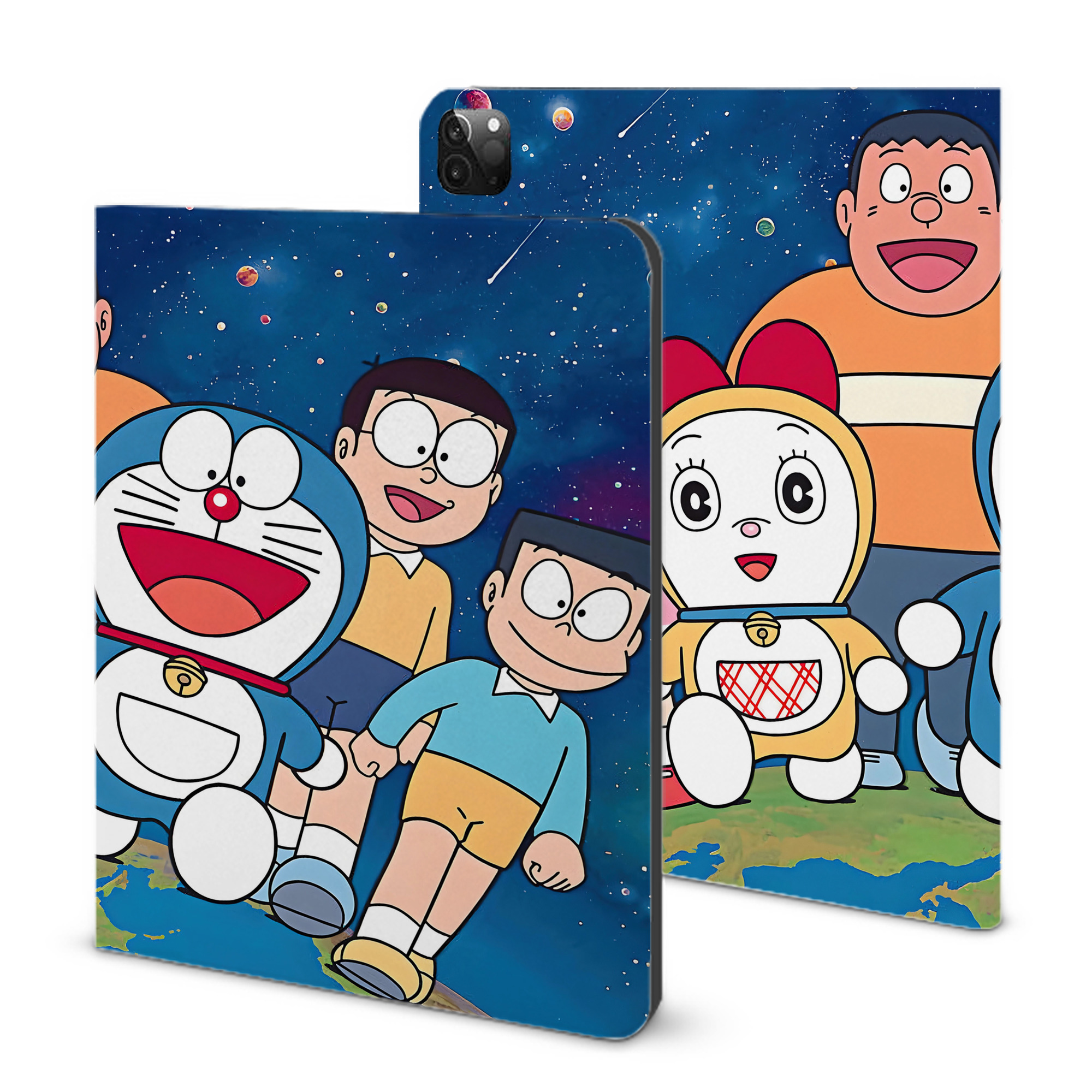 （画像用） ドラえもん Doraemon IPadケース ペンホルダー付き ブックスタイルデザイン